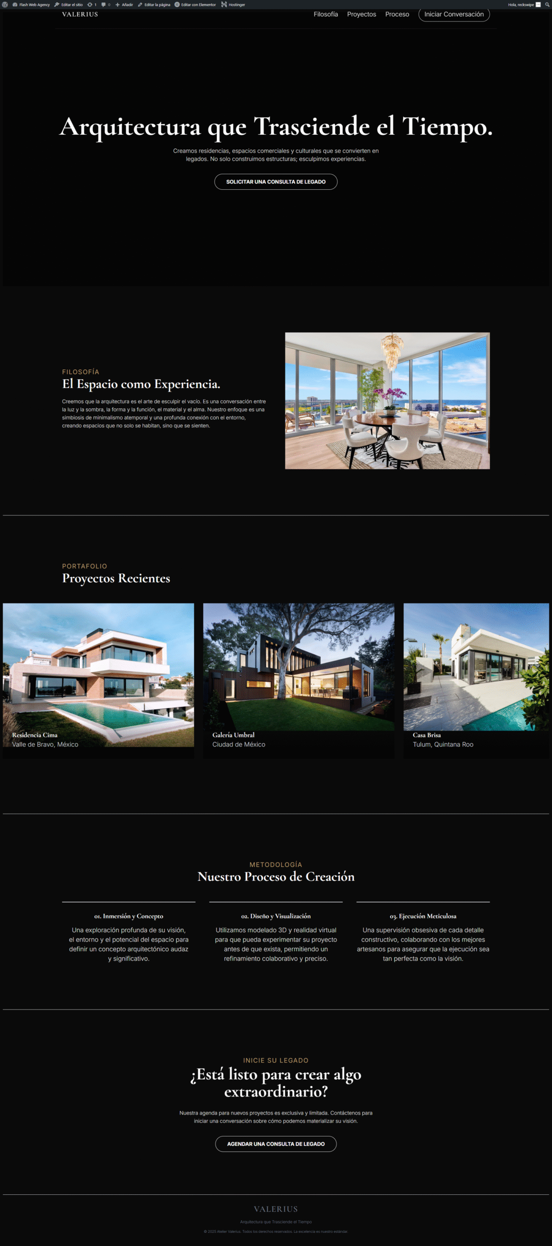 Sitio de Arquitectura